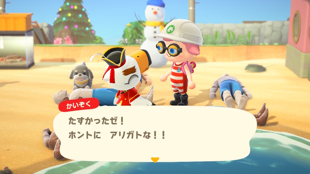 ニンテンドースイッチ あつまれどうぶつの森 かいぞくとコブンたちの画像