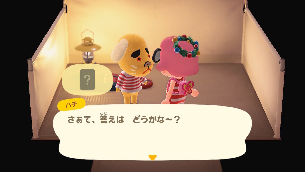 ニンテンドースイッチ あつまれどうぶつの森 Ver.2.0.4 キャンプ場 7回目の画像１
