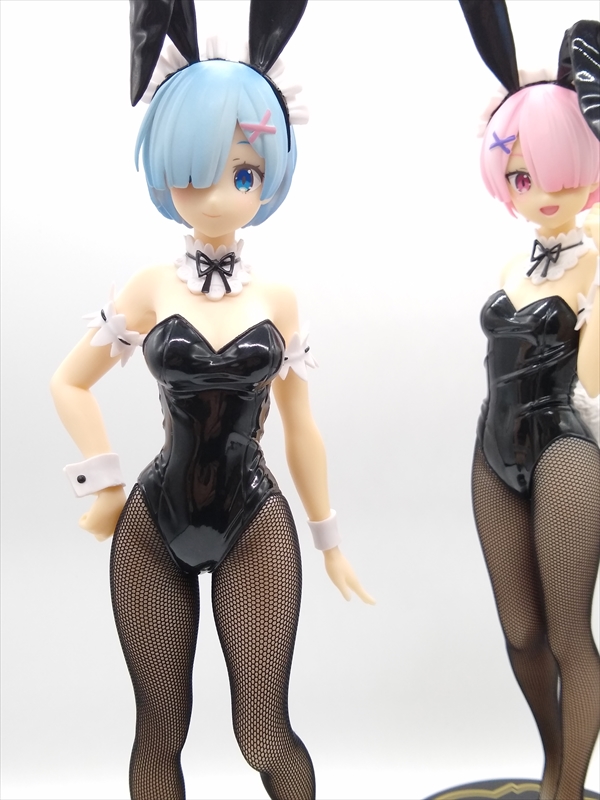 レムラムバニーフィギュア まとめ売りBiCute Bunnies Figure プライズフィギュア BiCute Bunnies Figure レムとラムの違いを確認