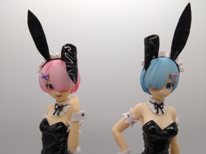 プライズフィギュア BiCute Bunnies Figure レムとラムの違いを確認！の画像