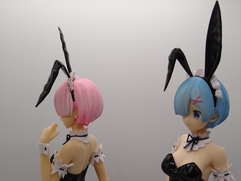プライズフィギュア BiCute Bunnies Figure レムとラムの違いを確認！の画像