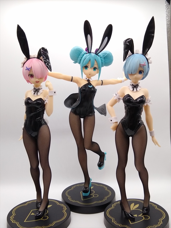 プライズフィギュア BiCute Bunnies Figure レムとラムの違いを確認！の画像