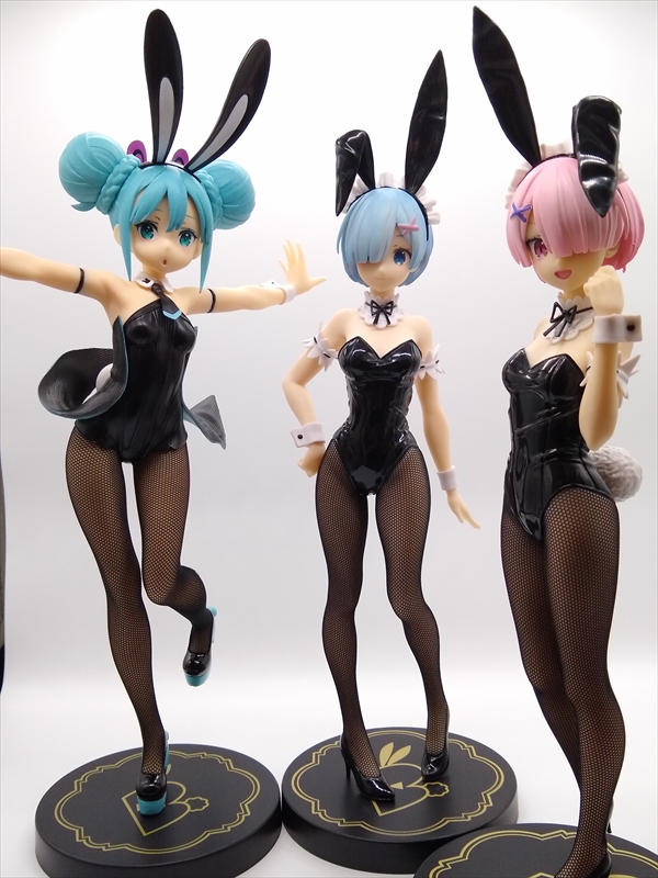 プライズフィギュア BiCute Bunnies Figure レムとラムの違いを確認！の画像
