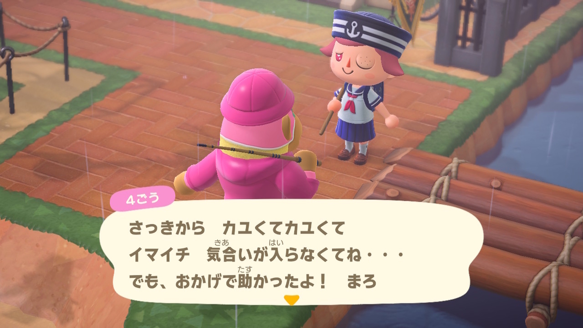 ニンテンドースイッチ あつまれどうぶつの森Ver2.0.5 う~翻車魚!!の画像
