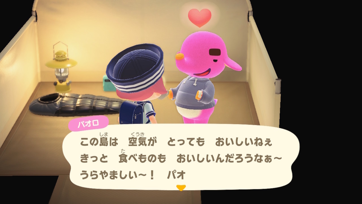 ニンテンドースイッチ あつまれどうぶつの森 Ver.2.0.5 キャンプ場 11回目の画像
