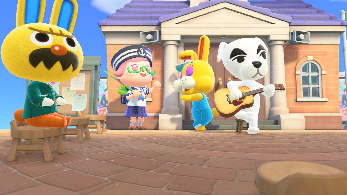 ニンテンドースイッチ あつまれどうぶつの森 Ver.2.0.5 イースターとぴょんたろうの画像２