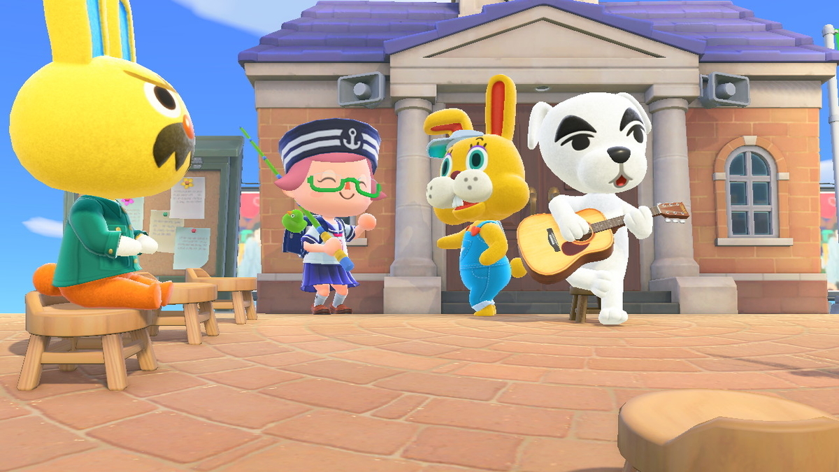 ニンテンドースイッチ あつまれどうぶつの森 Ver.2.0.5 イースターとぴょんたろうの画像１