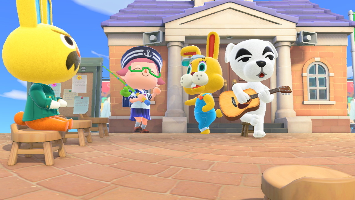 ニンテンドースイッチ あつまれどうぶつの森 Ver.2.0.5 イースターとぴょんたろうの画像２