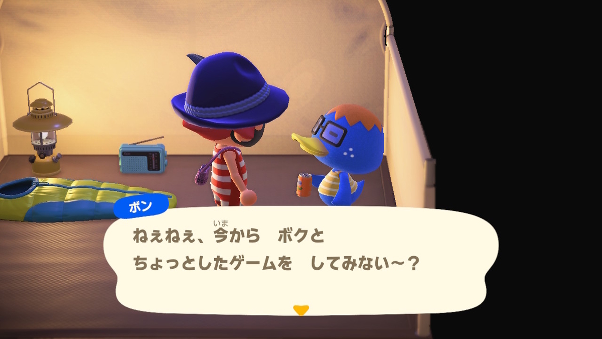 ニンテンドースイッチ あつまれどうぶつの森 キャンプ場 19回目の画像