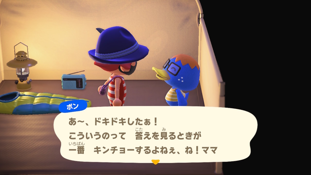 ニンテンドースイッチ あつまれどうぶつの森 キャンプ場 19回目の画像