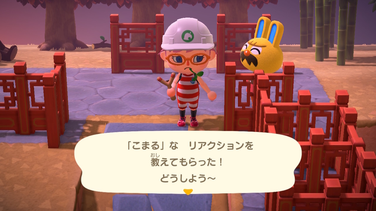ニンテンドースイッチ あつまれどうぶつの森 モサキチに家具をプレゼントの画像