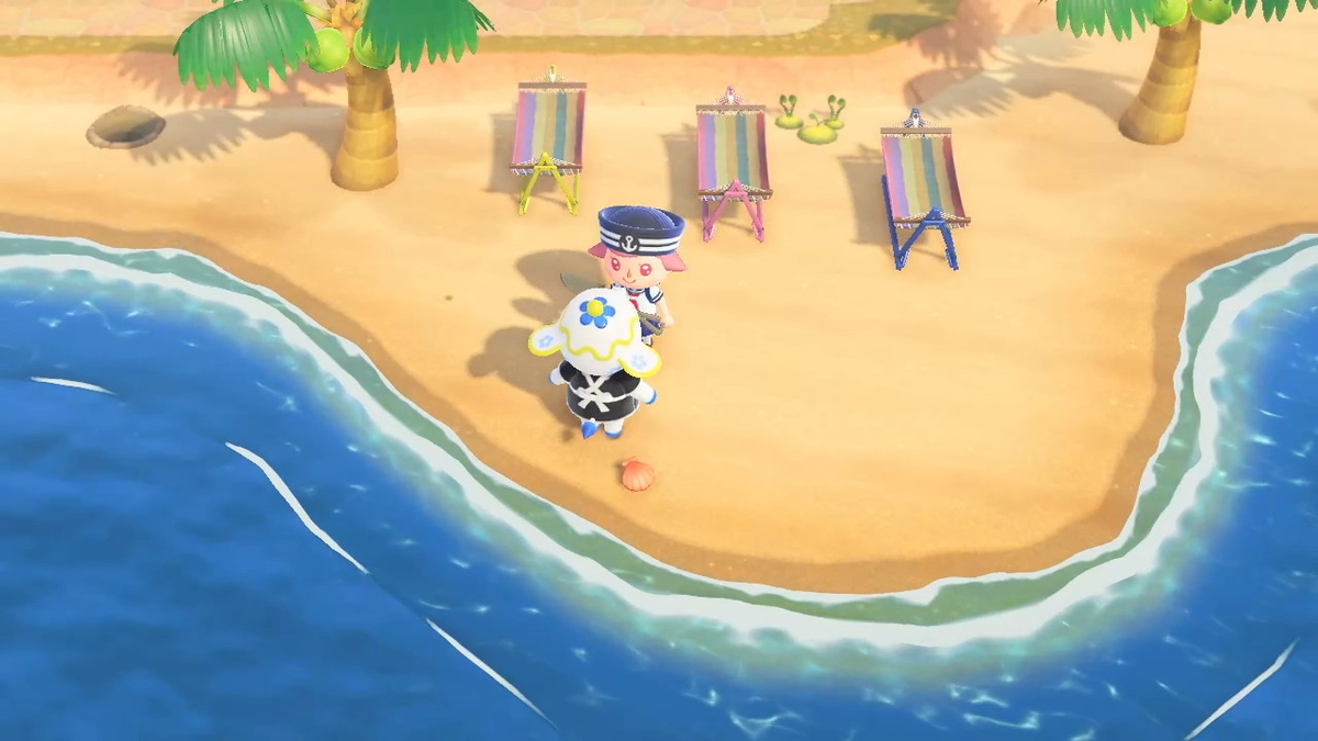 ニンテンドースイッチ あつまれどうぶつの森 Ver.2.0.5 ティーナさんからプレゼント?をもらいました!の画像