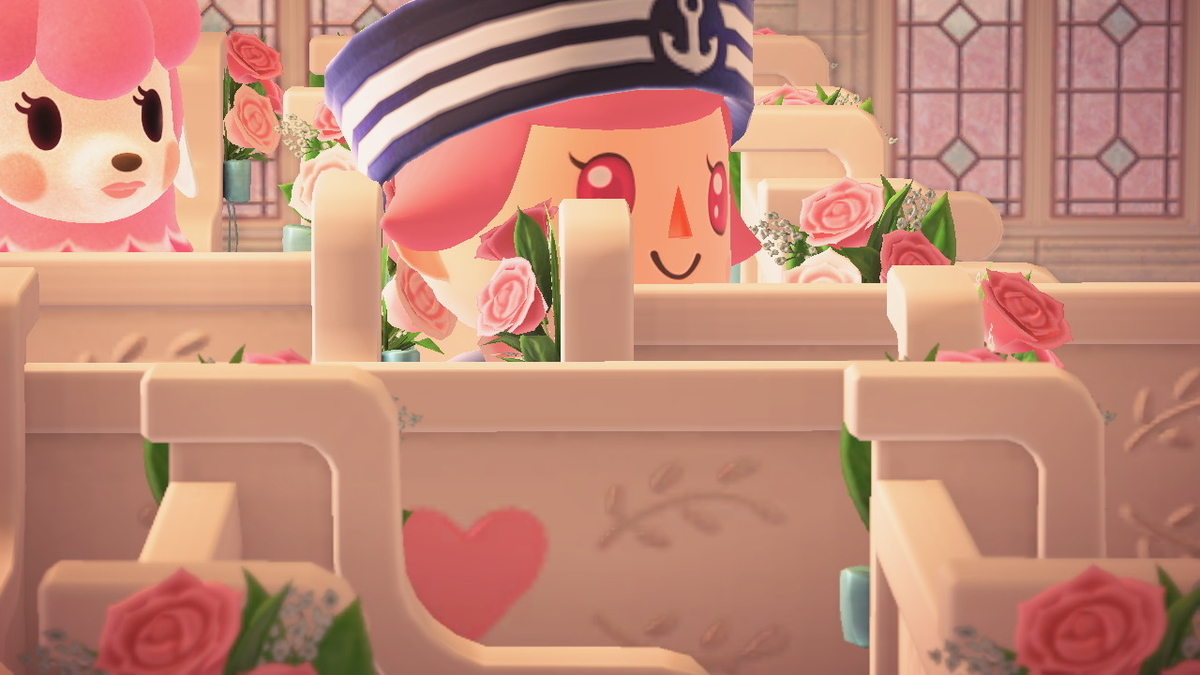 ニンテンドースイッチ あつまれどうぶつの森 Ver.2.0.5 （2022年）ジューンブライドのイベントの画像