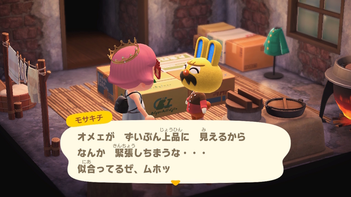 ニンテンドースイッチ あつまれどうぶつの森 かっぺいからのマスターの画像