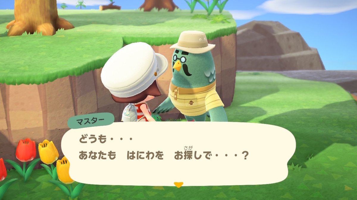 ニンテンドースイッチ あつまれどうぶつの森 かっぺいからのマスターの画像