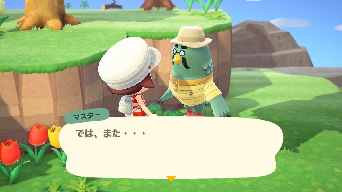 ニンテンドースイッチ あつまれどうぶつの森 かっぺいからのマスターの画像
