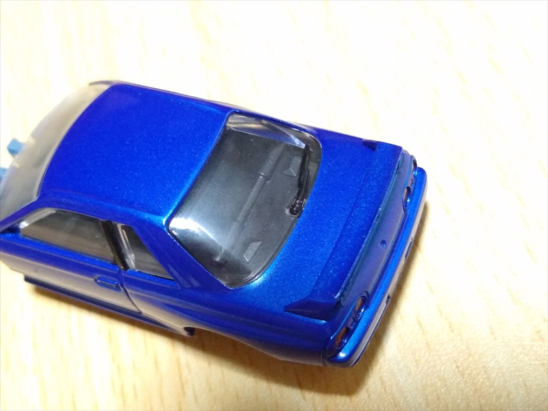 ガシャポン ULTIMATE LUMINOUS GT　SKYLINE GT-R[R32]組み立ての画像