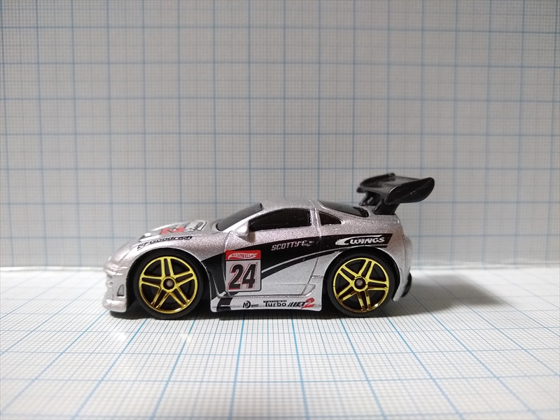 ホットウィール トゥーンド トヨタ スープラ シルバーの画像