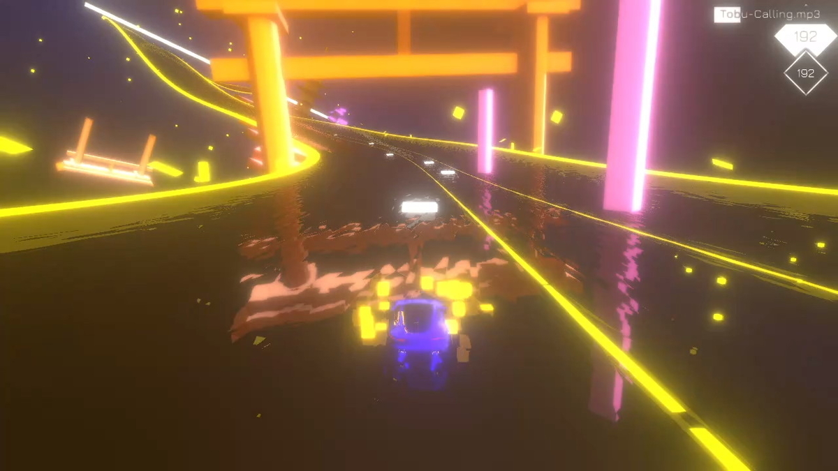 ニンテンドースイッチ ミュージックレーサー（デモ）プレイしてみた！の画像
