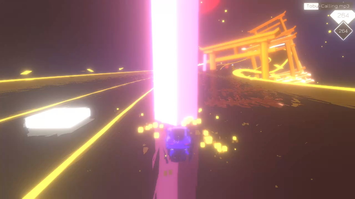 ニンテンドースイッチ ミュージックレーサー（デモ）プレイしてみた！の画像