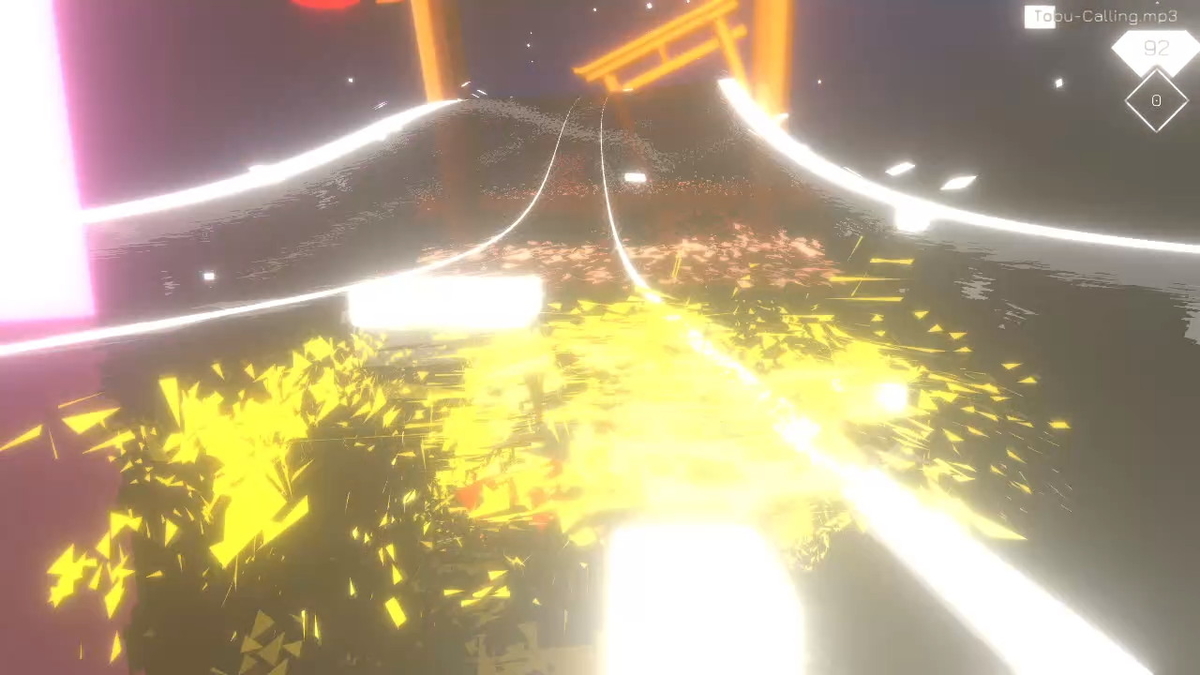 ニンテンドースイッチ ミュージックレーサー（デモ）プレイしてみた！の画像