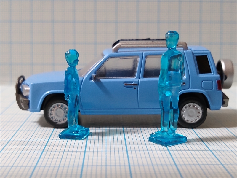カプセルトイ スタンド・ストーンズ 1/64 日産 RASHEEN（レビュー）の画像
