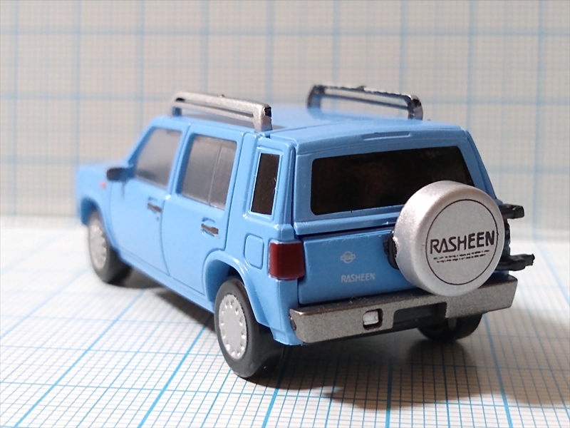 カプセルトイ スタンド・ストーンズ 1/64 日産 RASHEEN（レビュー）の画像