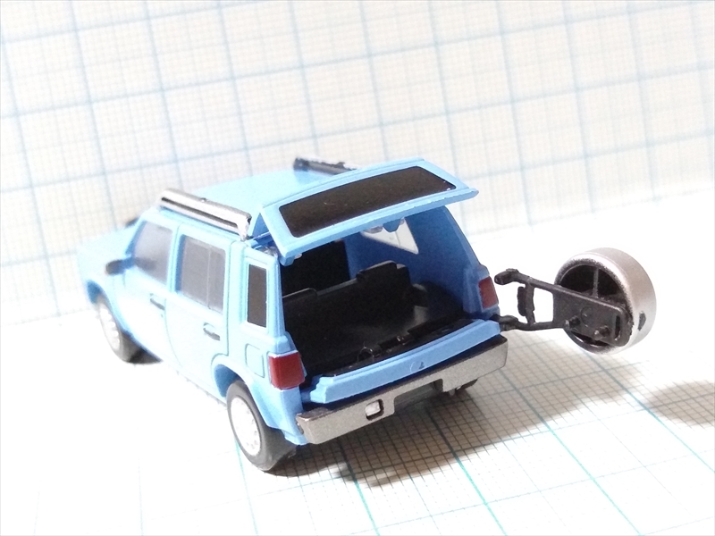 カプセルトイ スタンド・ストーンズ 1/64 日産 RASHEEN（レビュー）の画像