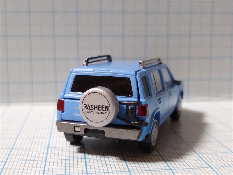 カプセルトイ スタンド・ストーンズ 1/64 日産 RASHEEN（レビュー）の画像