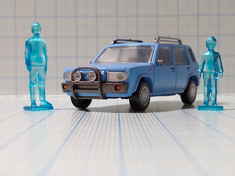 カプセルトイ スタンド・ストーンズ 1/64 日産 RASHEEN（レビュー）の画像
