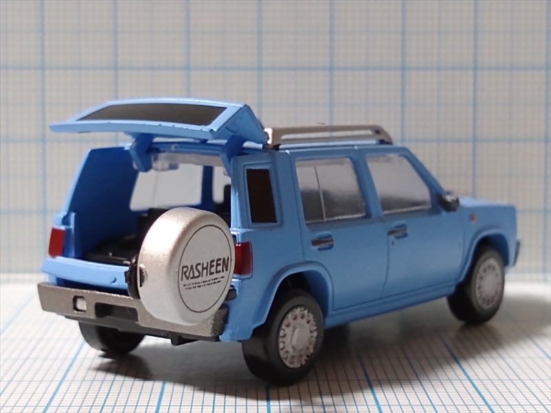 カプセルトイ スタンド・ストーンズ 1/64 日産 RASHEEN（レビュー）の画像