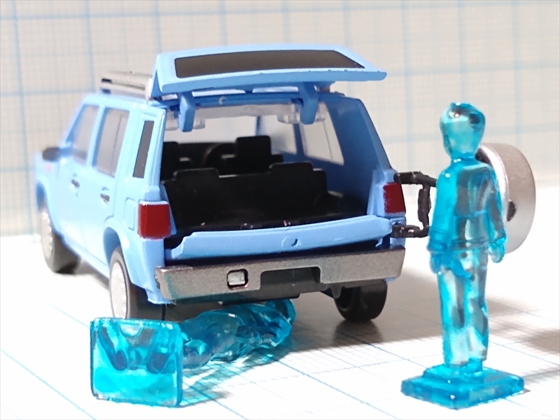 カプセルトイ スタンド・ストーンズ 1/64 日産 RASHEEN（レビュー）の画像