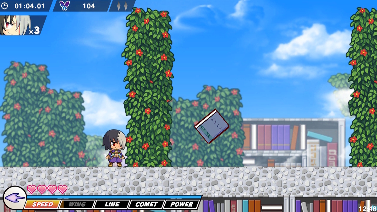 ニンテンドースイッチ 魔神少女 -Chronicle 2D ACT- 体験版をプレイしてみました!の画像