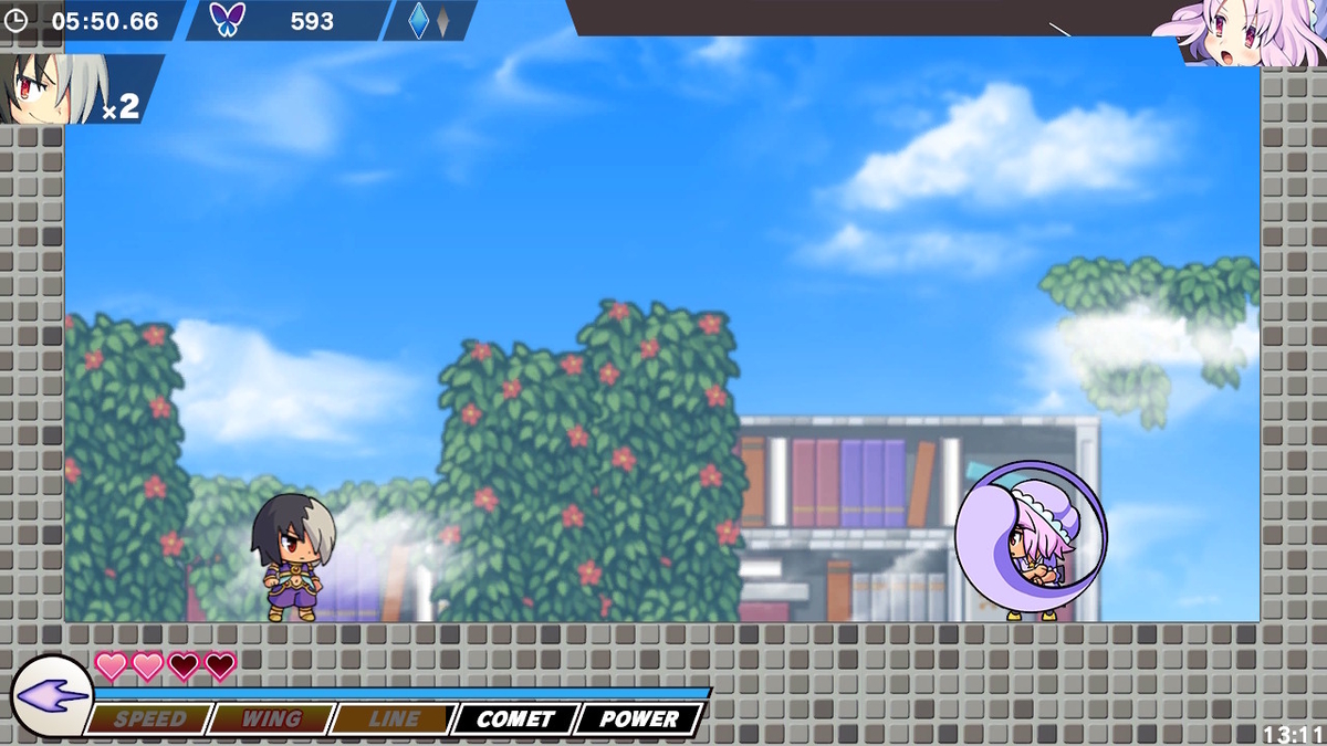 ニンテンドースイッチ 魔神少女 -Chronicle 2D ACT- 体験版をプレイしてみました!の画像