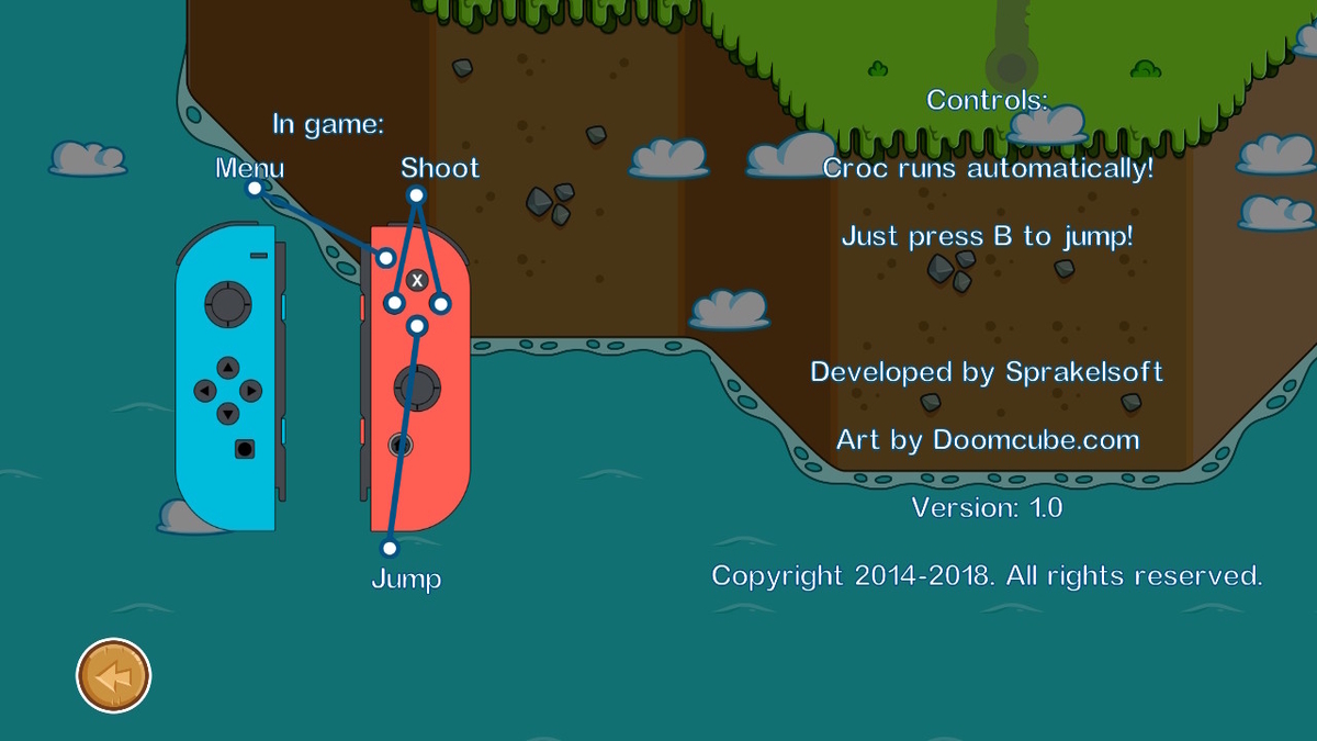 ニンテンドースイッチ Croc's World Run Demoをプレイしてみました！の画像
