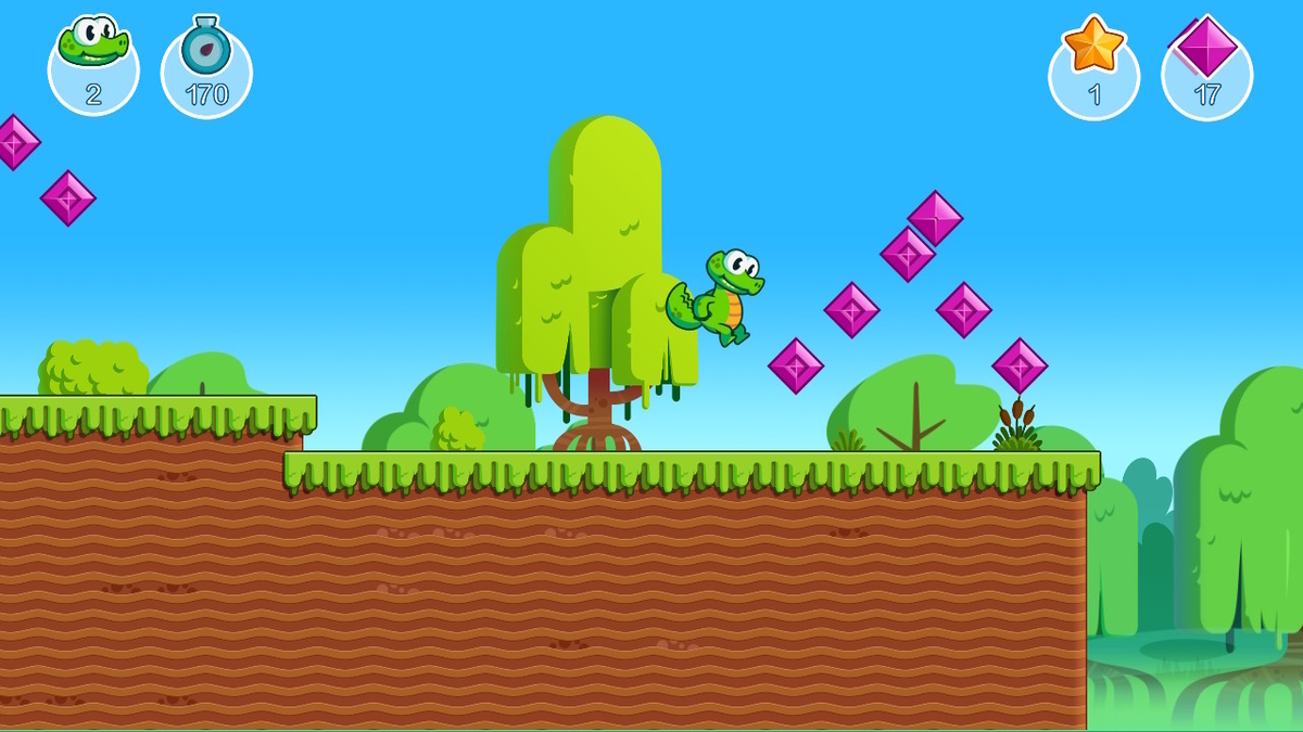 ニンテンドースイッチ Croc's World Run Demoをプレイしてみました！の画像