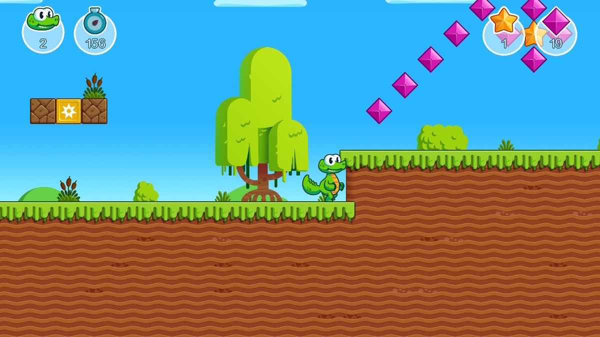 ニンテンドースイッチ Croc's World Run Demoをプレイしてみました！の画像