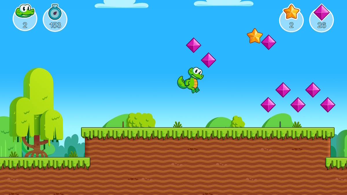 ニンテンドースイッチ Croc's World Run Demoをプレイしてみました！の画像