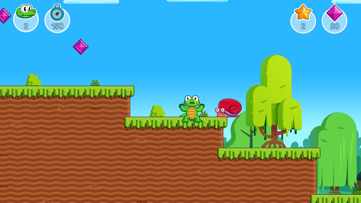 ニンテンドースイッチ Croc's World Run Demoをプレイしてみました！の画像