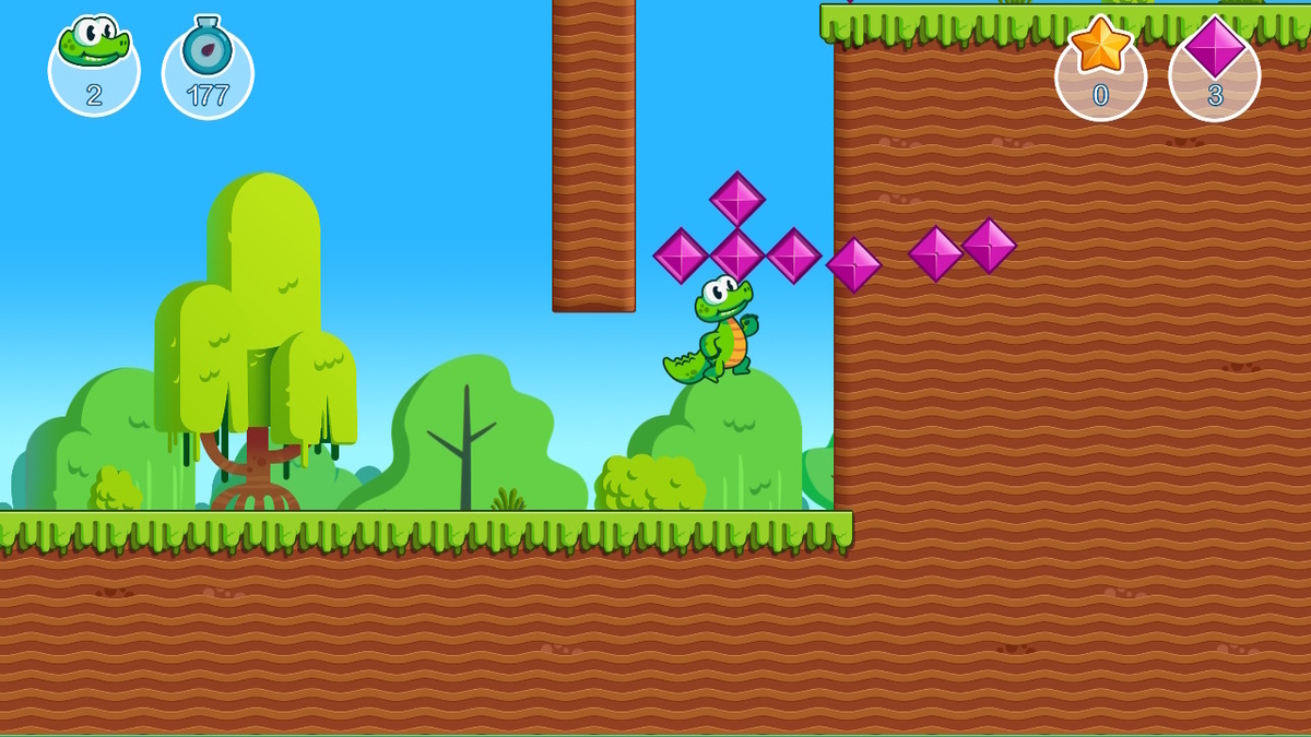 ニンテンドースイッチ Croc's World Run Demoをプレイしてみました！の画像