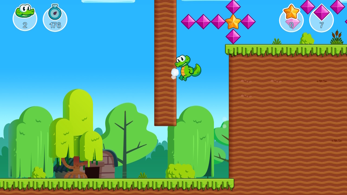 ニンテンドースイッチ Croc's World Run Demoをプレイしてみました！の画像