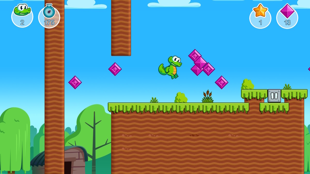 ニンテンドースイッチ Croc's World Run Demoをプレイしてみました！の画像