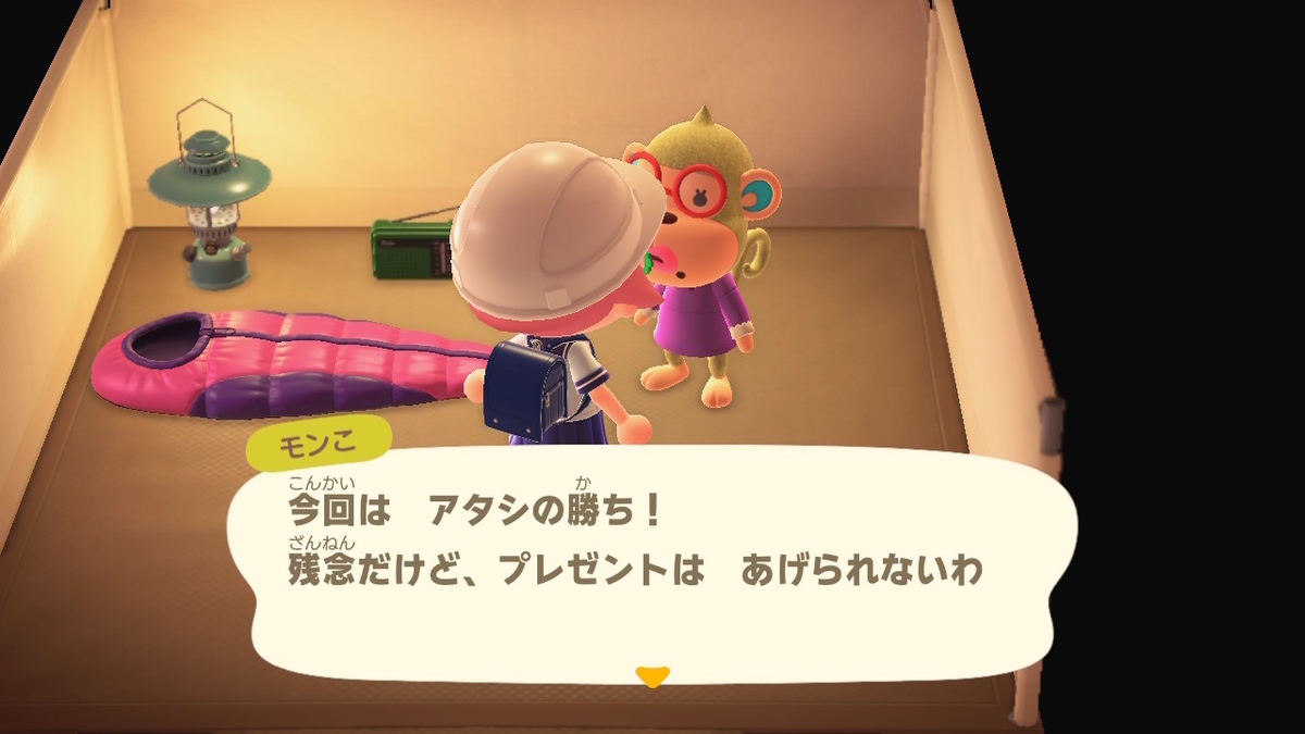 ニンテンドースイッチ あつまれどうぶつの森 キャンプ場 28回目の画像