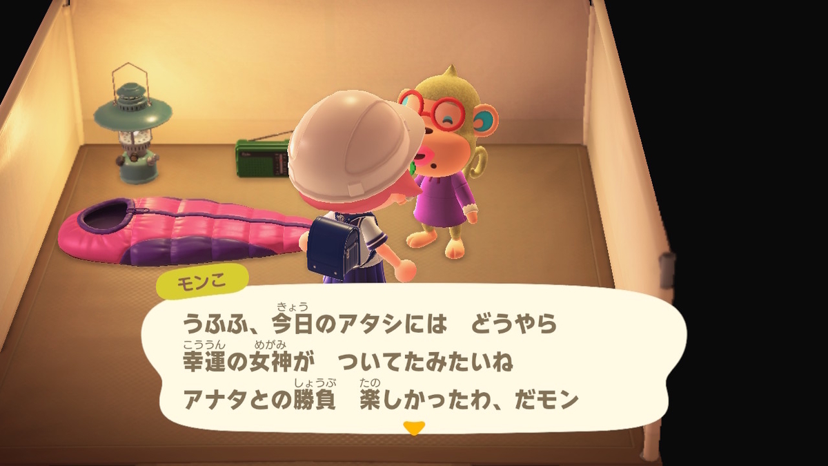ニンテンドースイッチ あつまれどうぶつの森 キャンプ場 28回目の画像