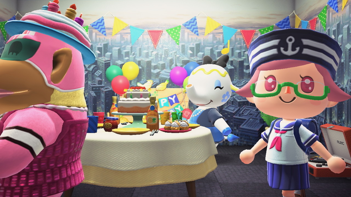ニンテンドースイッチ あつまれ どうぶつの森 住人 4ごうさんの誕生日!!の画像