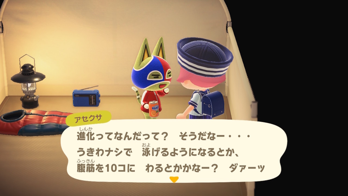 ニンテンドースイッチ あつまれどうぶつの森 キャンプ場 29回目の画像