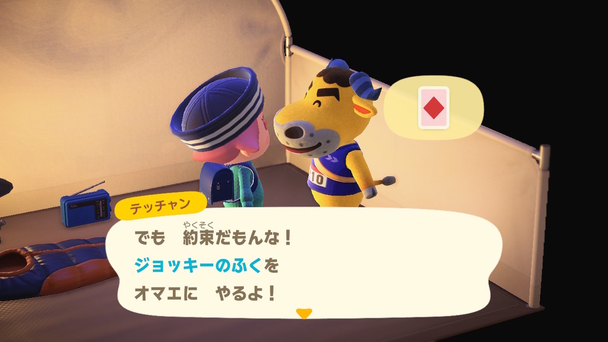 ニンテンドースイッチ あつまれどうぶつの森 キャンプ場 31回目の画像