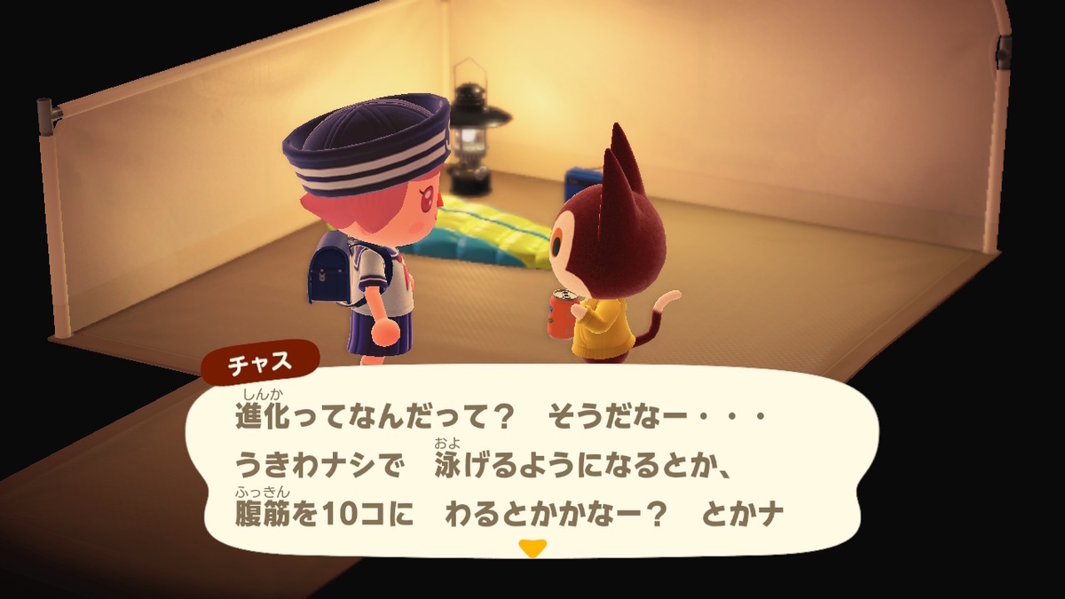 ニンテンドースイッチ あつまれどうぶつの森 キャンプ場 32回目の画像