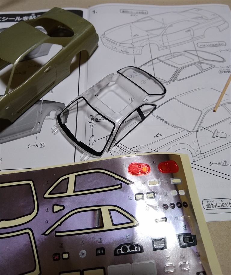 （レビュー）楽プラ ニッサン R34 スカイライン GT-R ニュル/ミレ二アムジェイド作ってみました！の画像