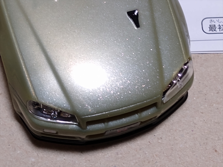 （レビュー）楽プラ ニッサン R34 スカイライン GT-R ニュル/ミレ二アムジェイド作ってみました！の画像
